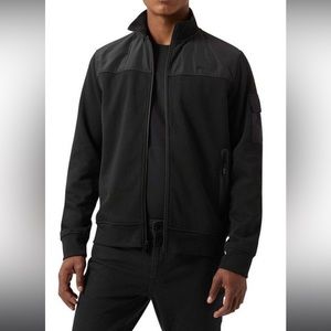 NWT, Men's Brushed Back Tech Fleece Full Zip Track Jacket